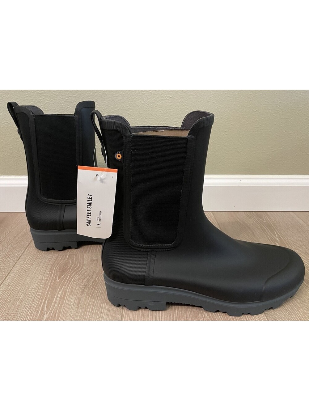 Bogs Holly Tall Women’s Rain Boots Black Size 11